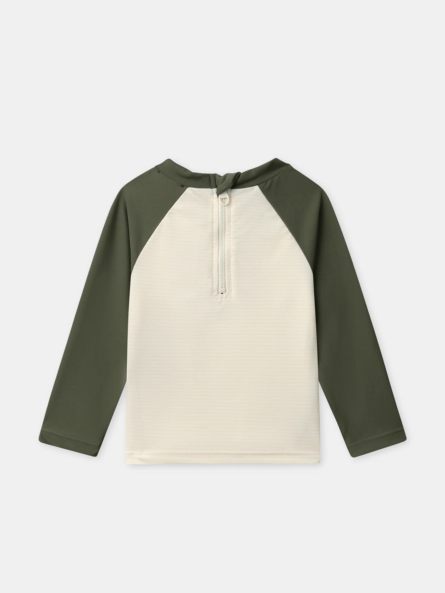 T-shirt de bain vert et écru UPF 50+ Bébé Garçon - Image 7