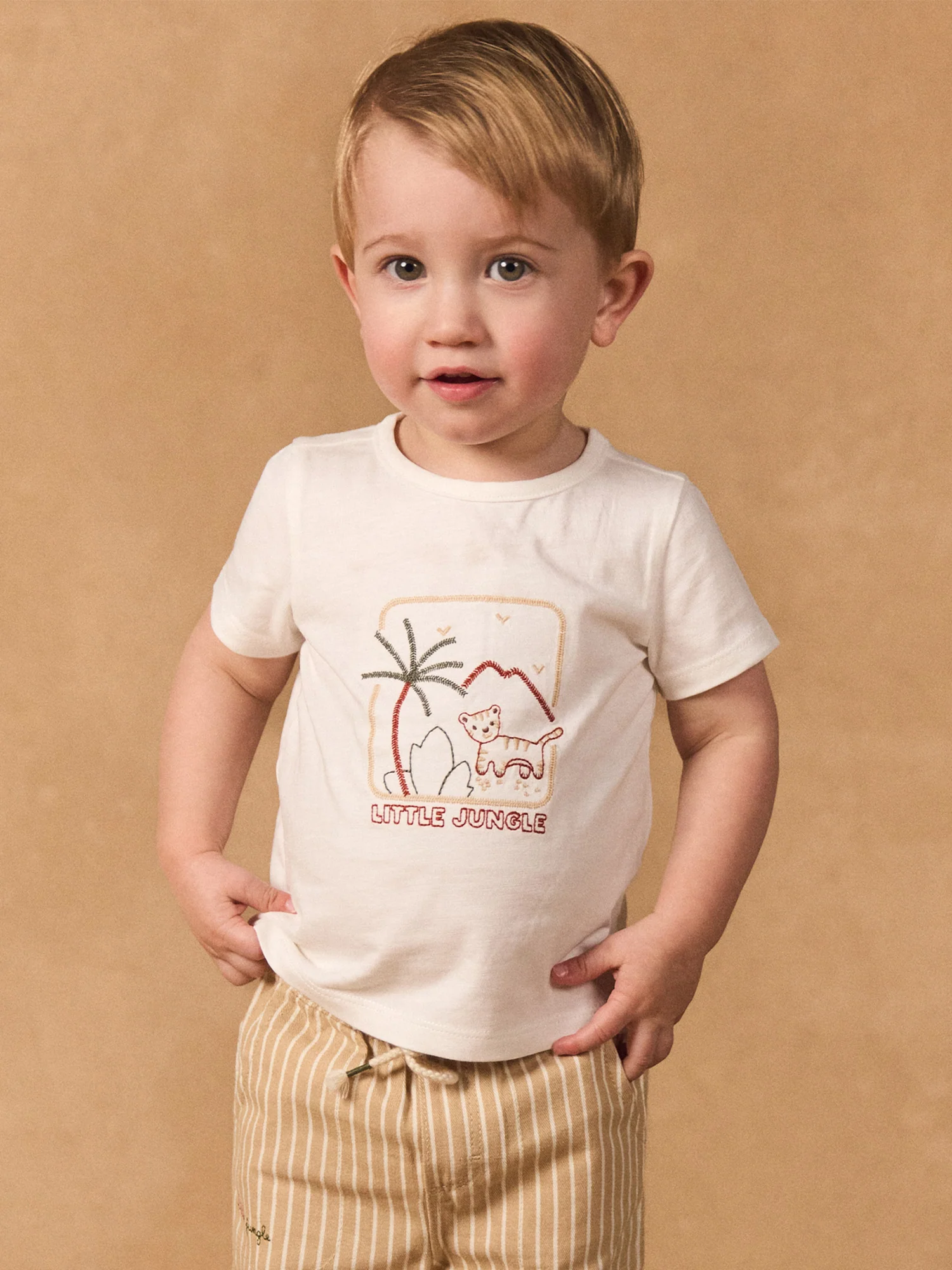 T-shirt écru Bébé Garçon - Image 2