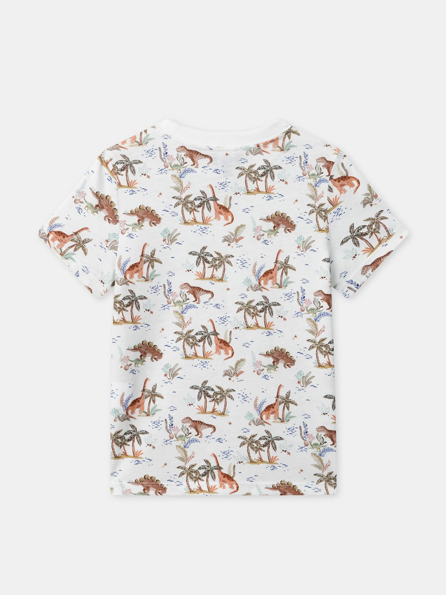 T-shirt écru imprimé dinosaure Garçon - Image 6