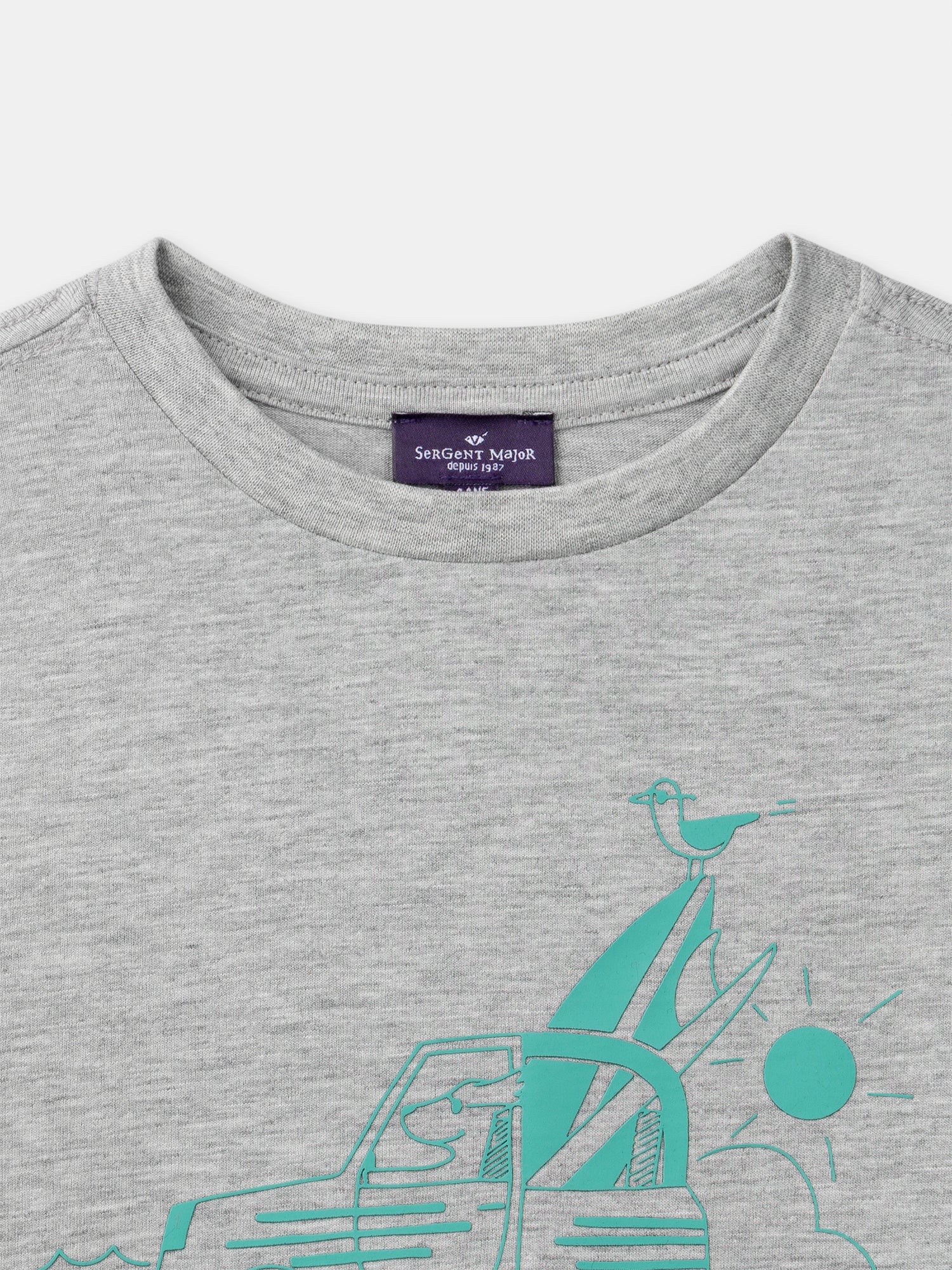 T-shirt gris Garçon - Image 2