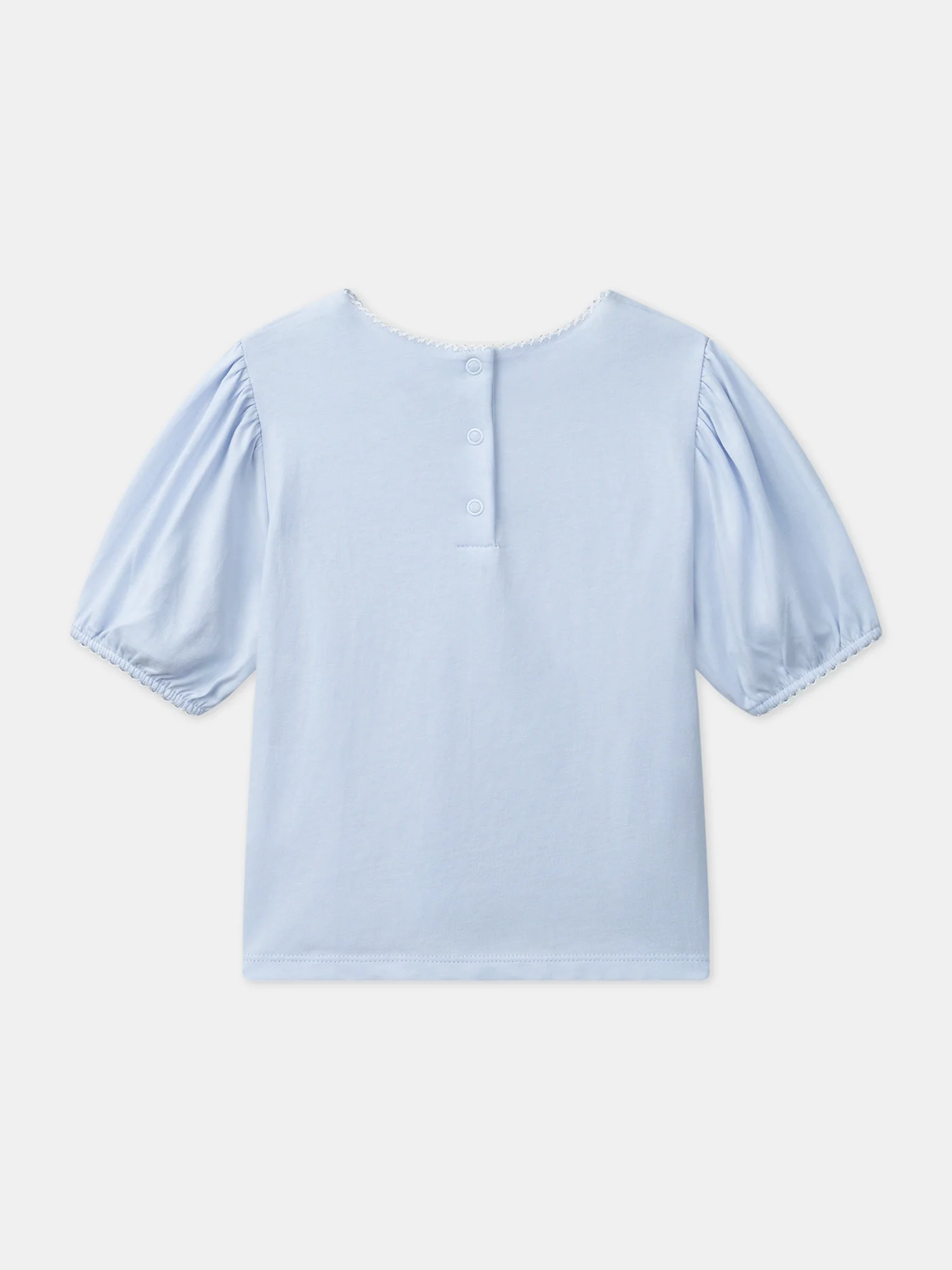 T-Shirt Manches Courtes Bleu ciel - Image 5