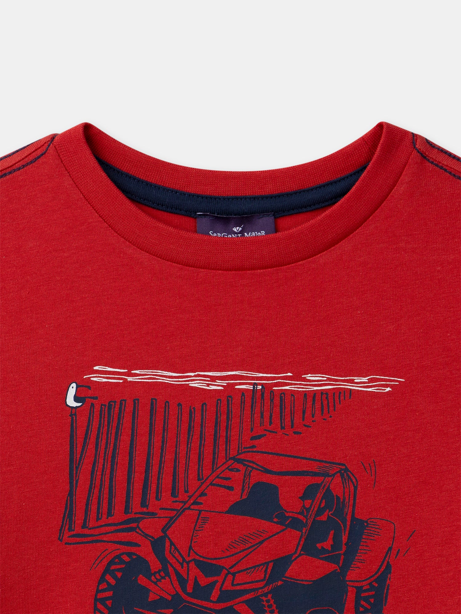 T-shirt rouge Garçon - Image 5