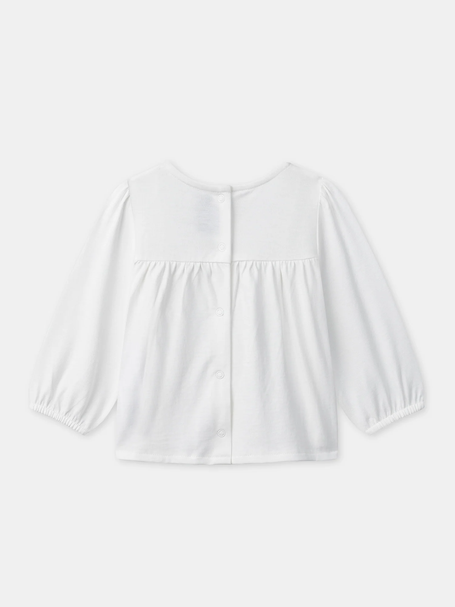 Blouse écrue à broderie fleurs Bébé Fille - Image 8