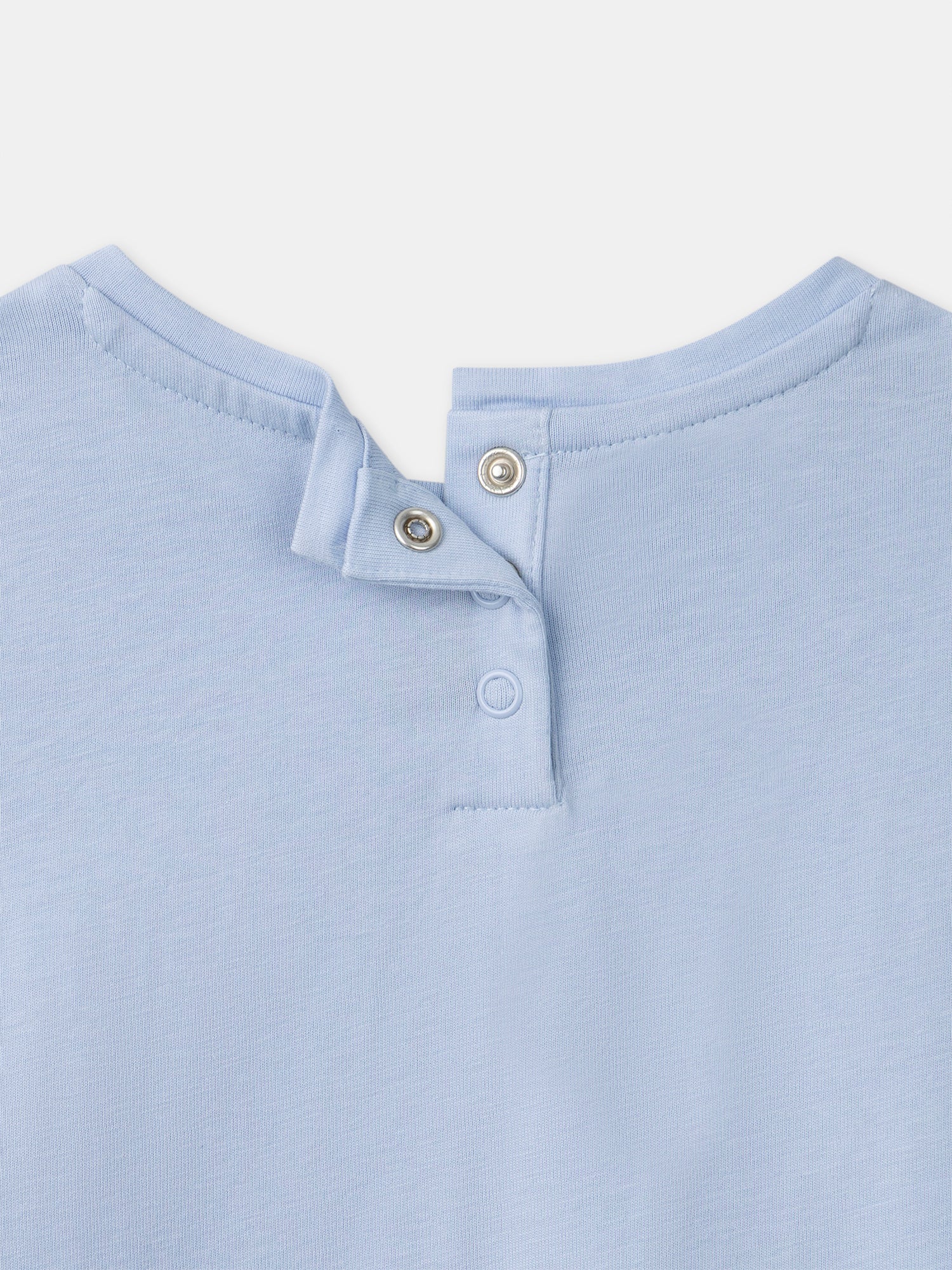 T-shirt bleu ciel Fille - Image 3