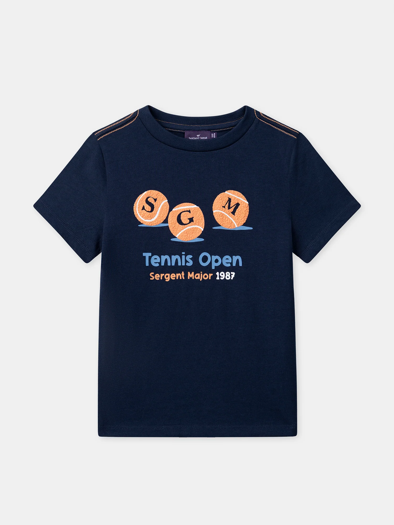 T-shirt bleu marine Garçon