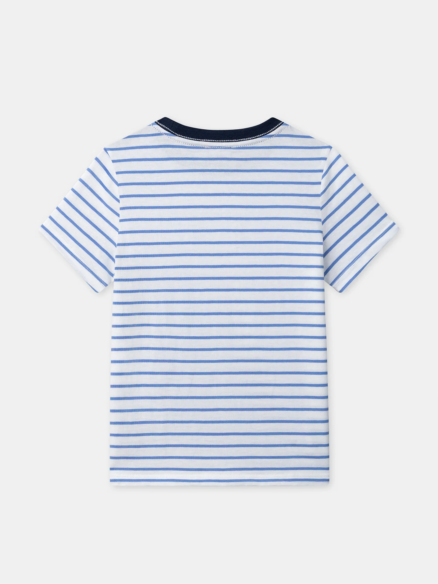 T-shirt à rayures bleues Garçon - Image 3
