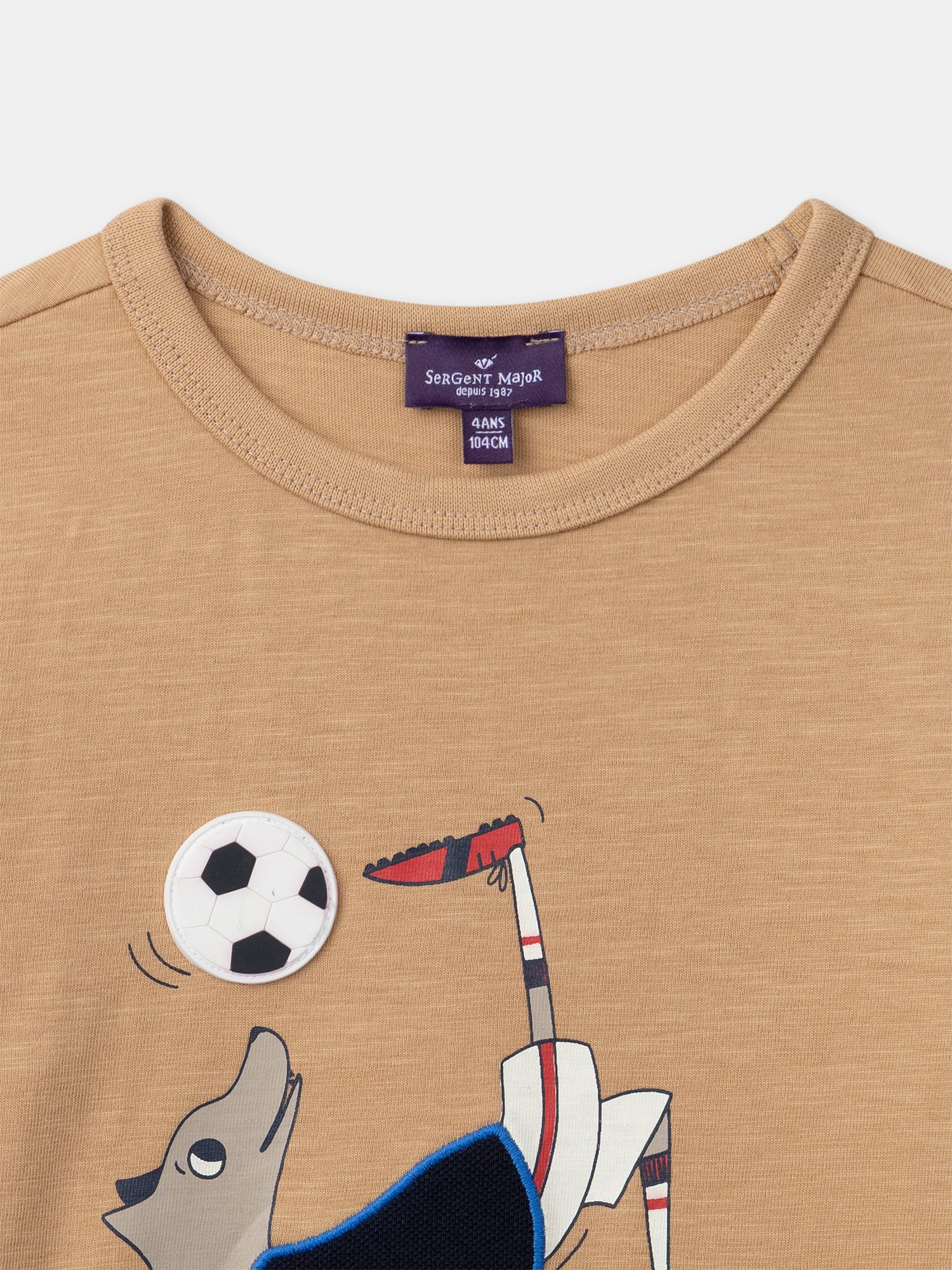 Tee Shirt Manches Longues Beige - Image 2