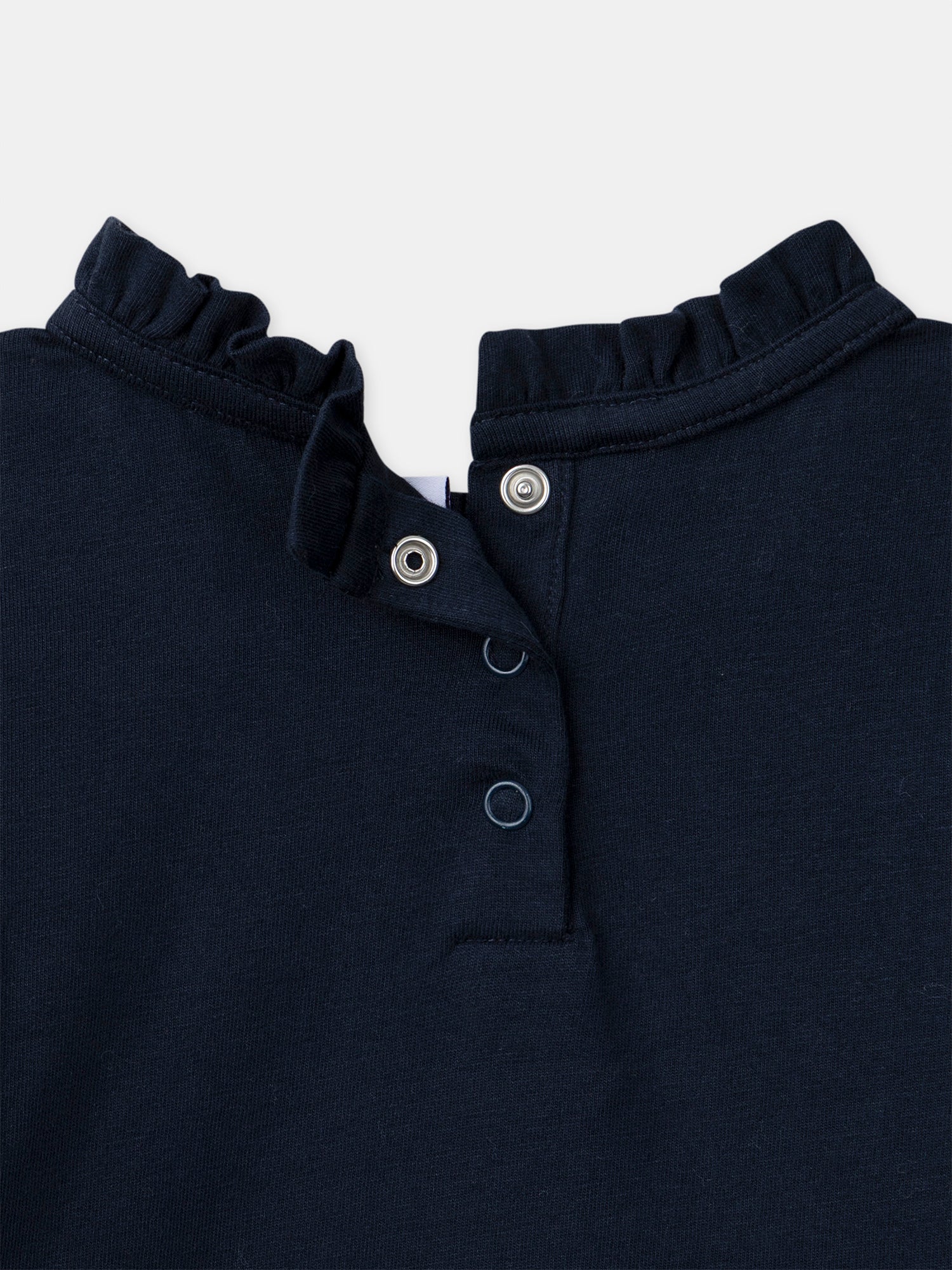 T-shirt à manches longues bleu marine et motif étoile doré Fille - Image 6
