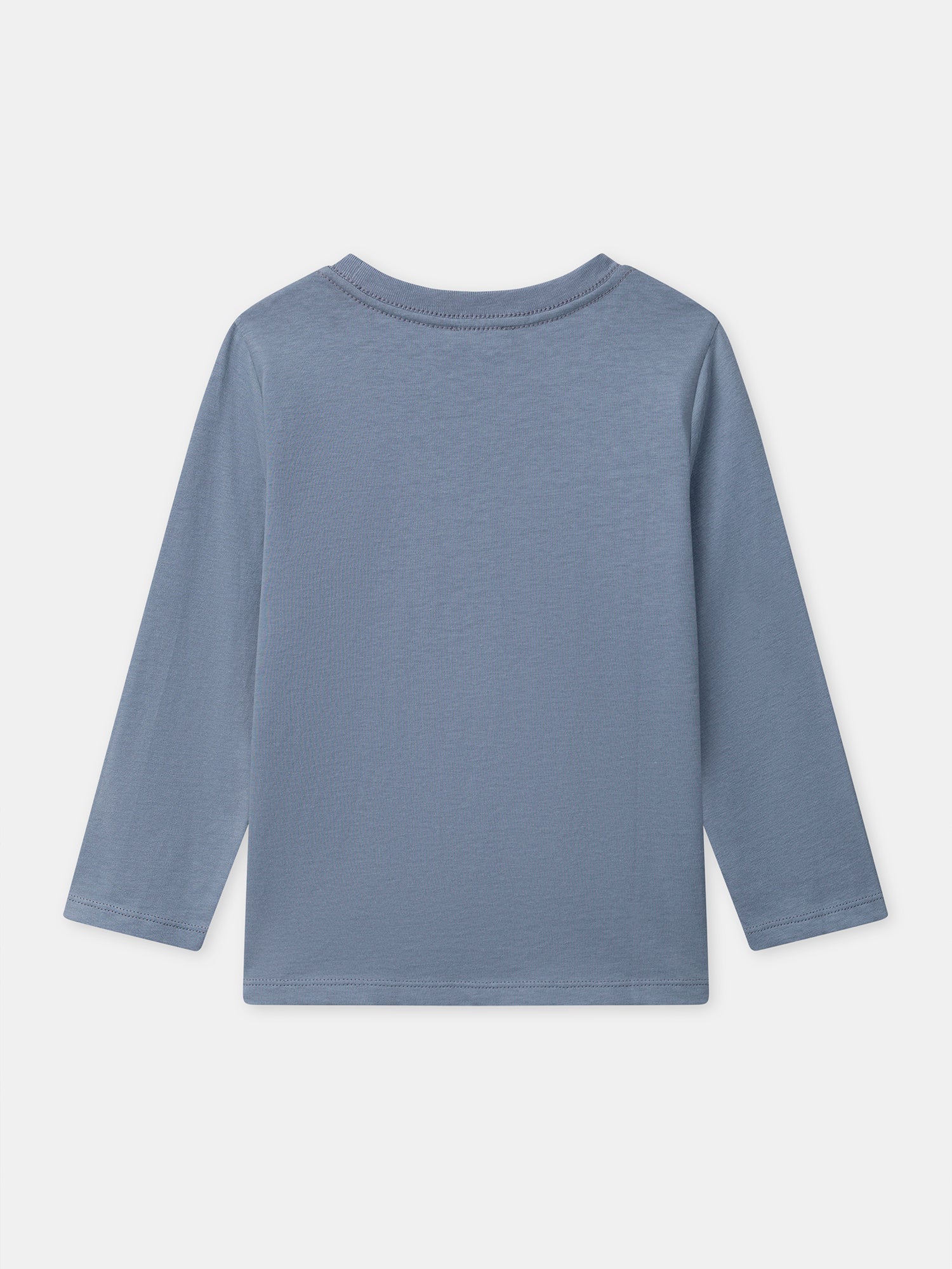 T-shirt gris imprimé astronaute à manches longues Garçon - Image 5