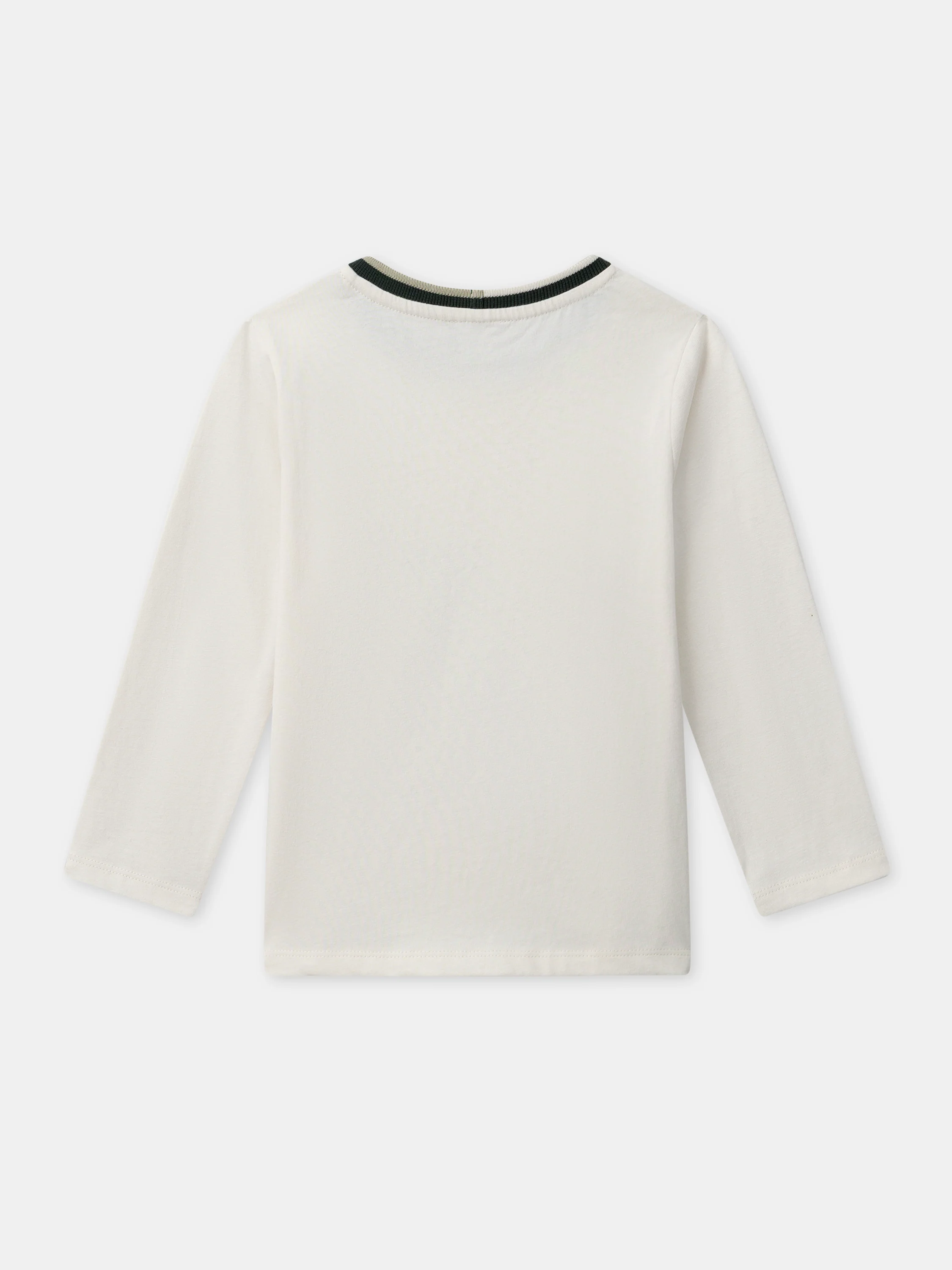 Tee Shirt Manches Longues Ivoire - Image 3