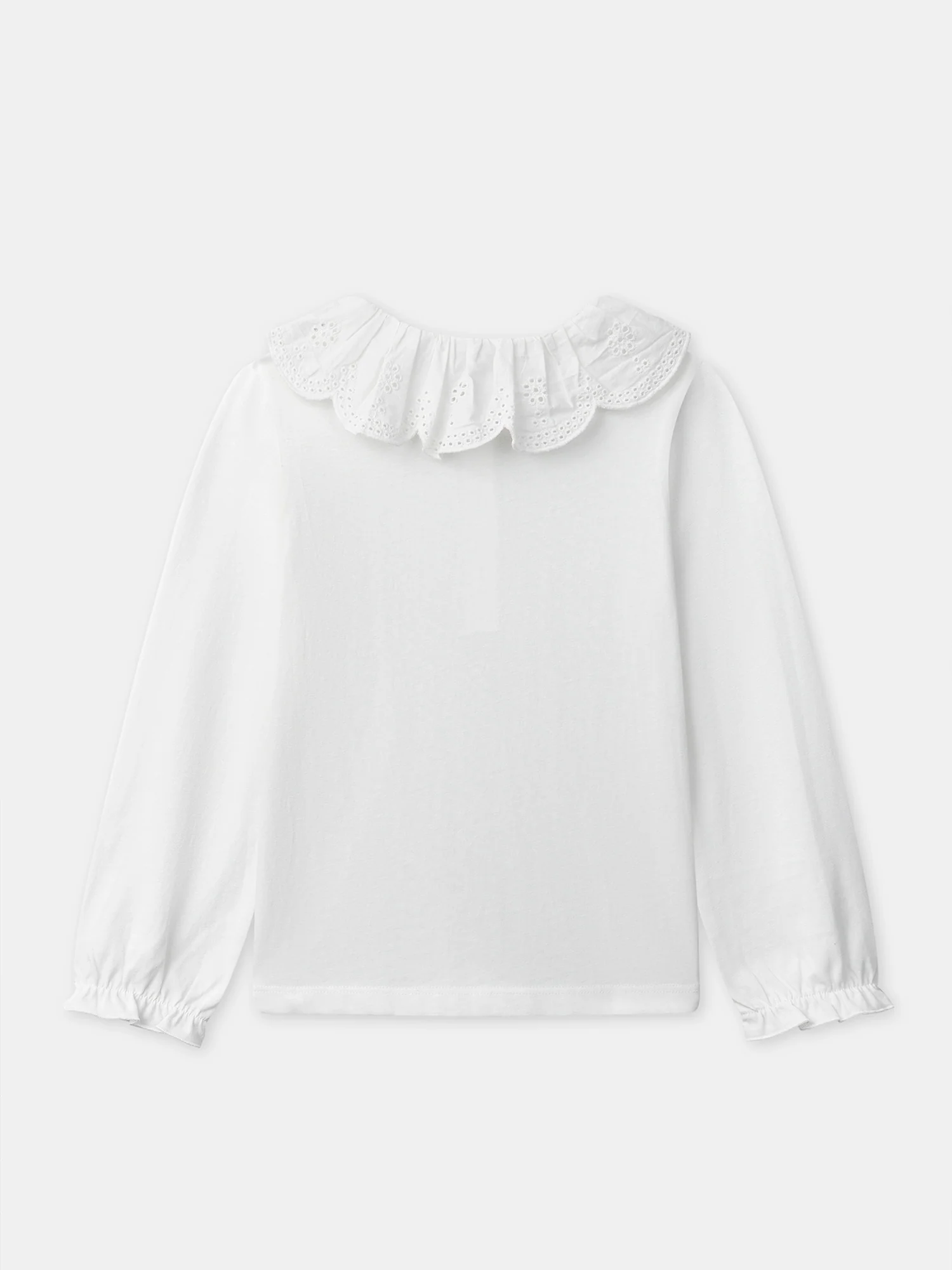 Blouse écru à col claudine Fille - Image 5