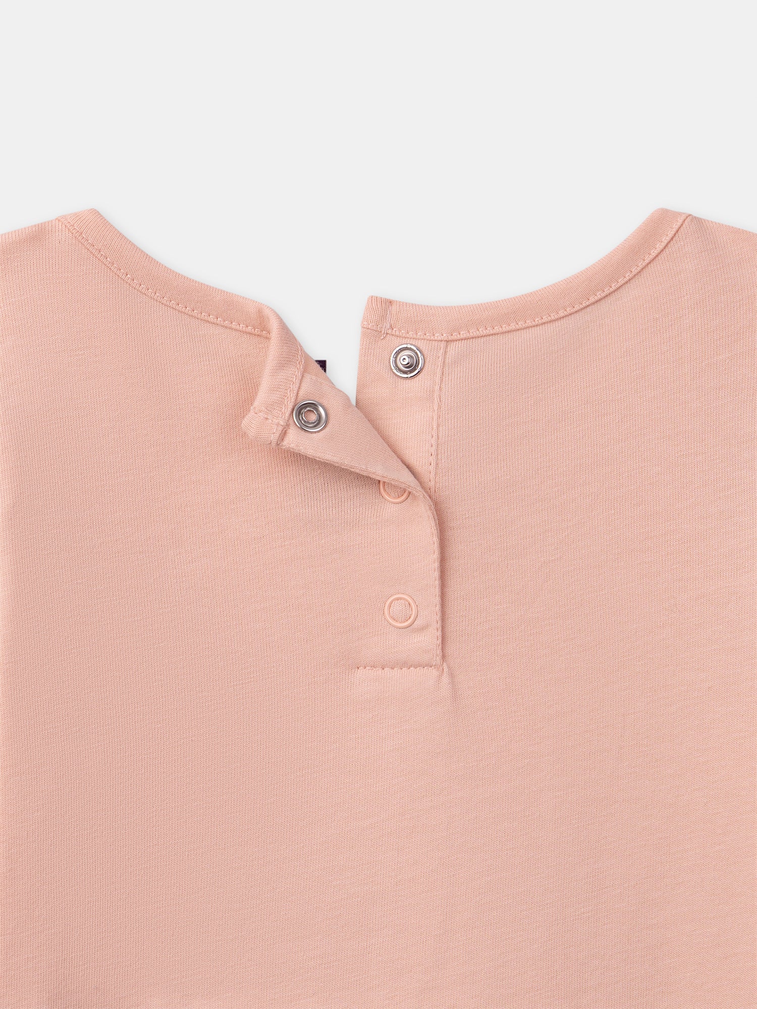 T-shirt rose imprimé animaux à manches longues Fille - Image 3