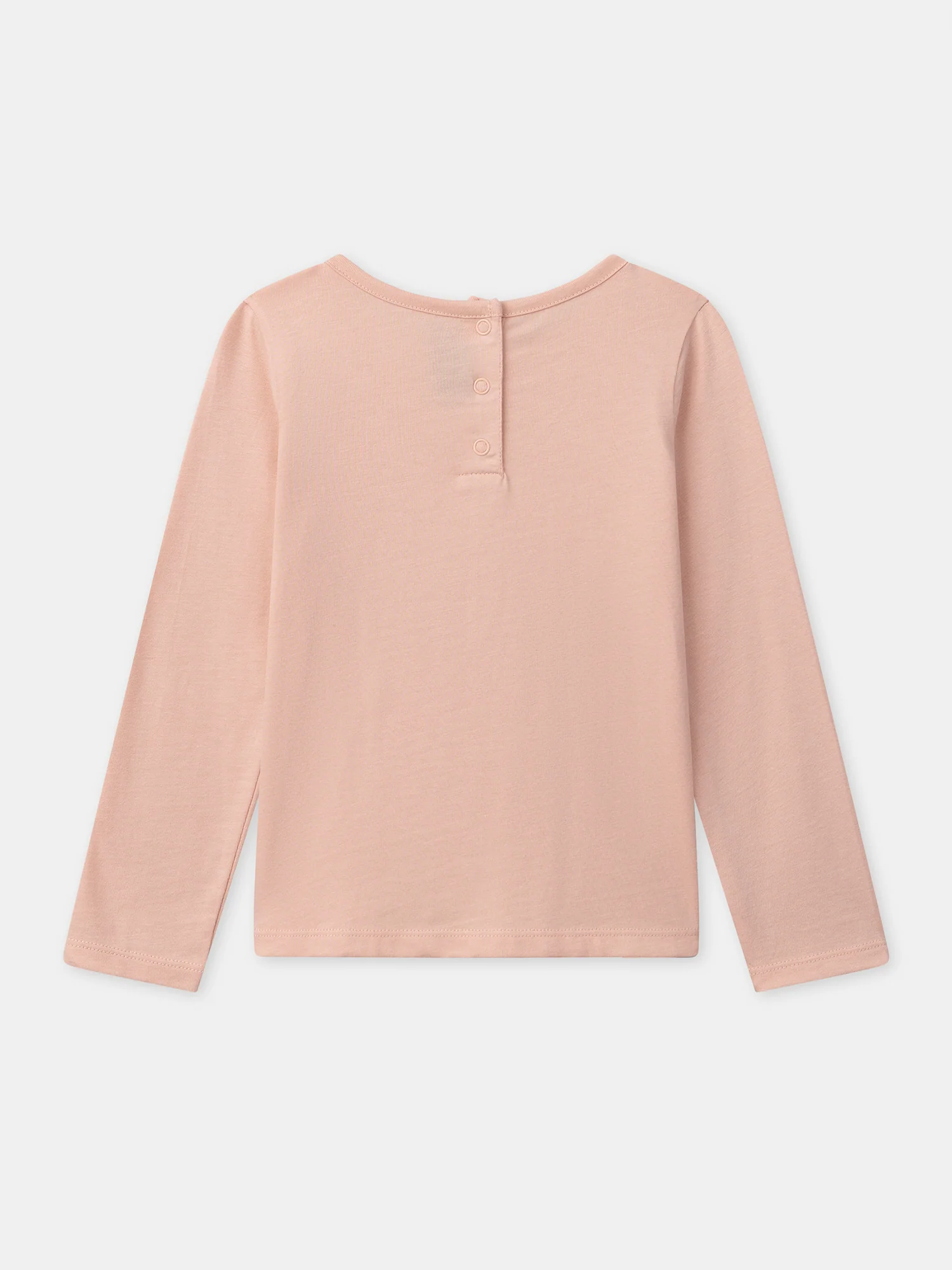 T-shirt rose imprimé animaux à manches longues Fille - Image 4