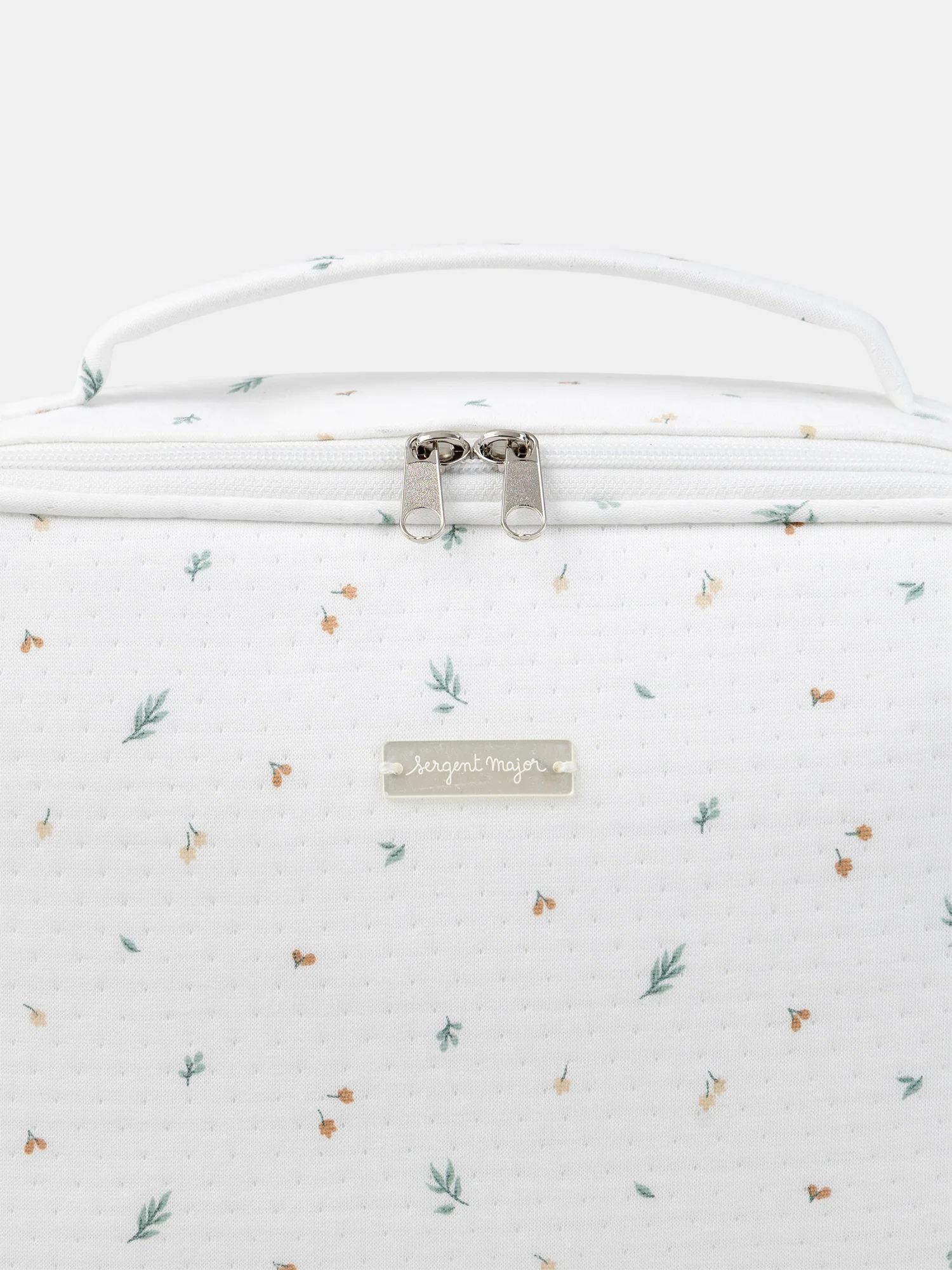 Valise écru imprimé feuillages Naissance Mixte - Image 3