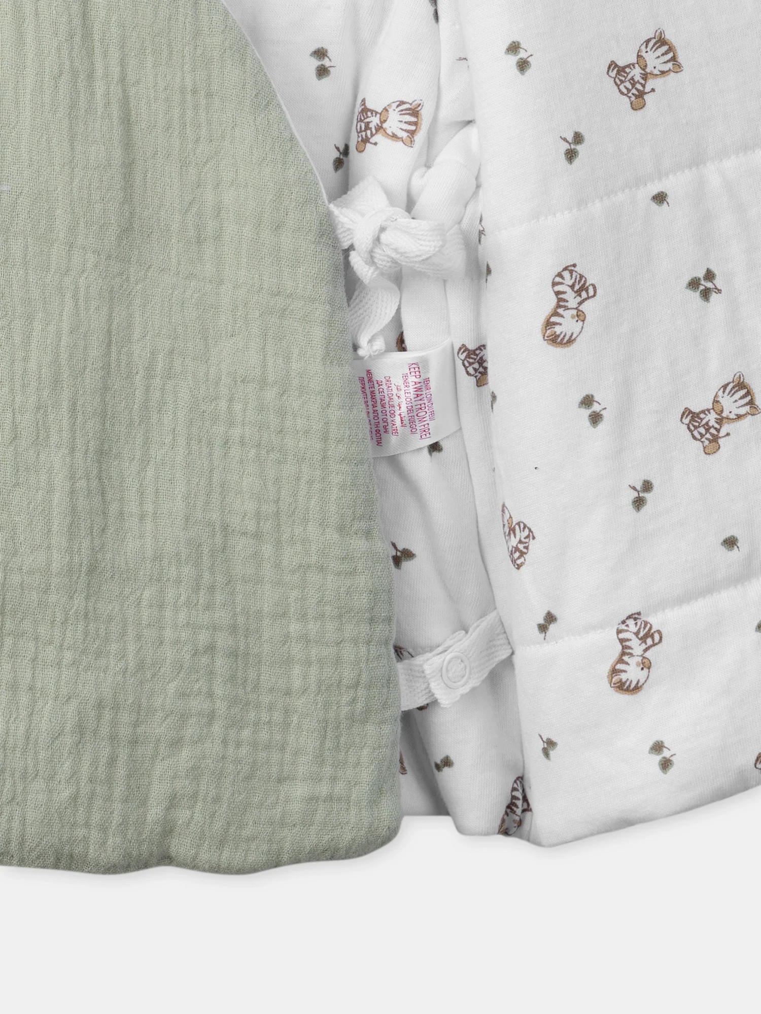 Veste à capuche en gaze de coton et jersey - Image 13