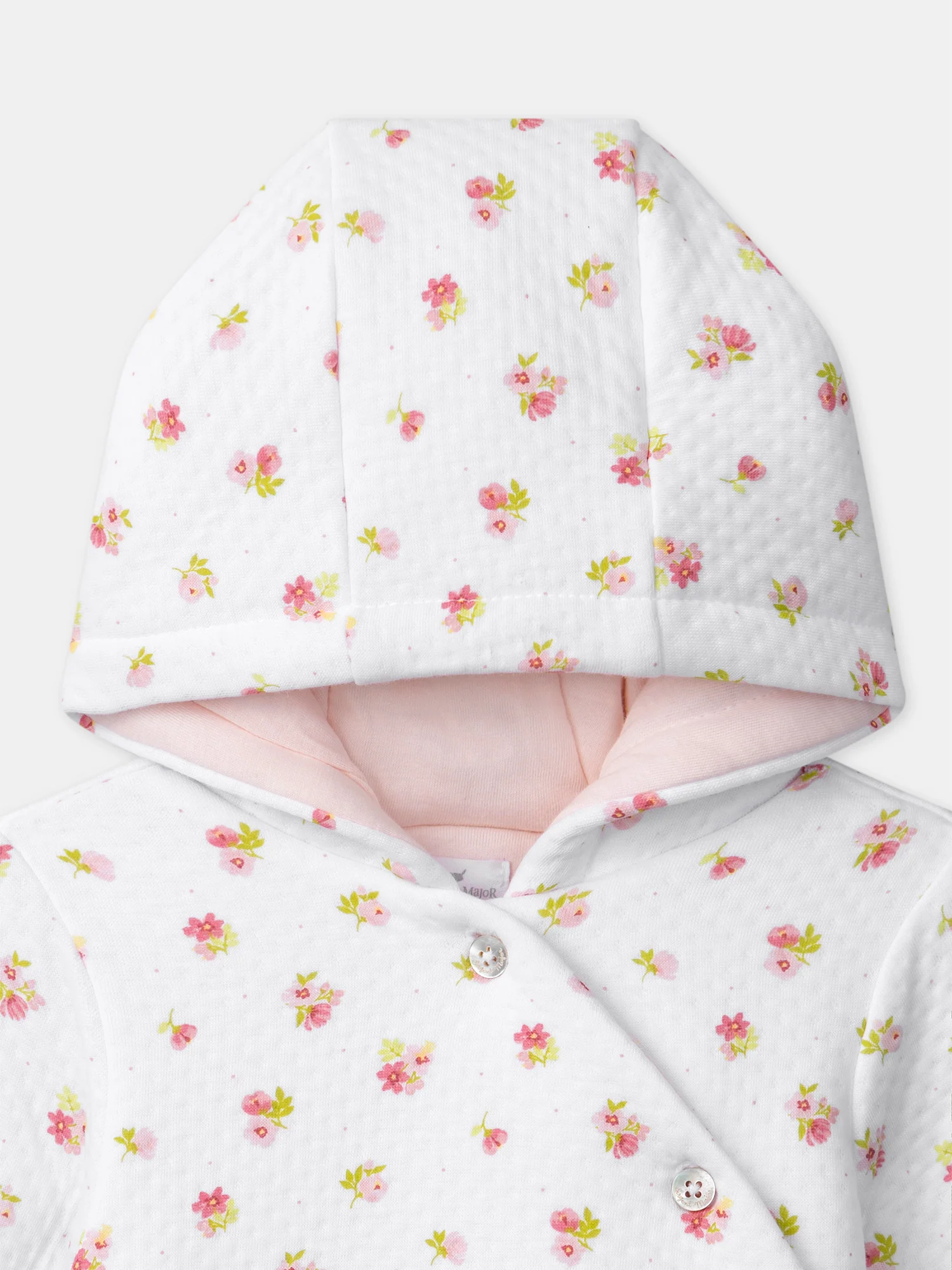 Veste à capuche en tubique et jersey - Image 2
