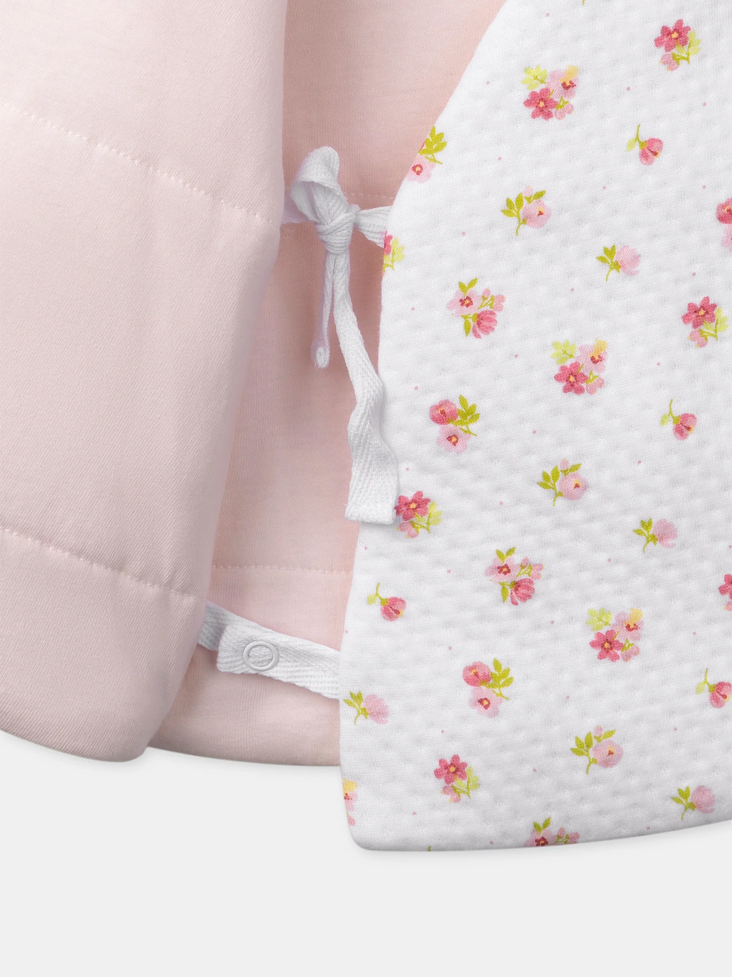 Veste à capuche en tubique et jersey - Image 3