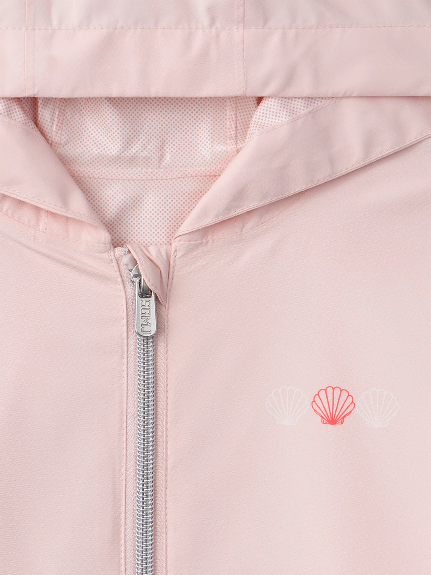 Veste coupe-vent à capuche rose Fille - Image 5