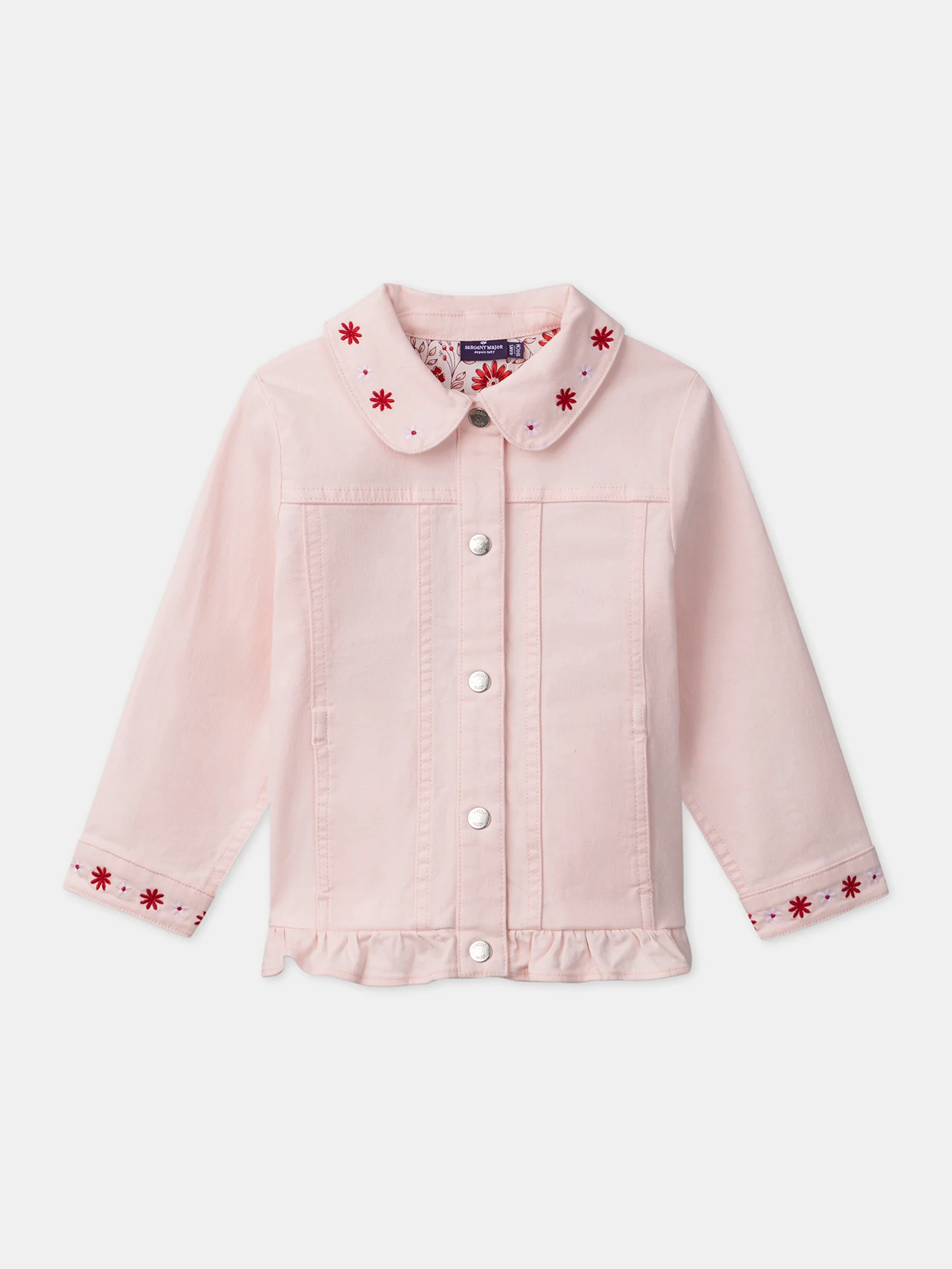 Veste en jean rose
