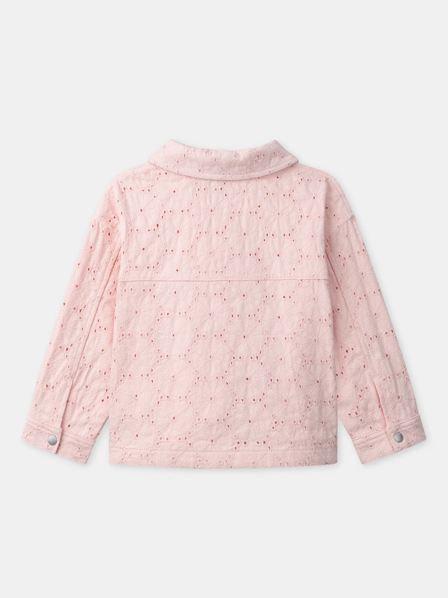 Veste rose broderies anglaises Fille - Image 7