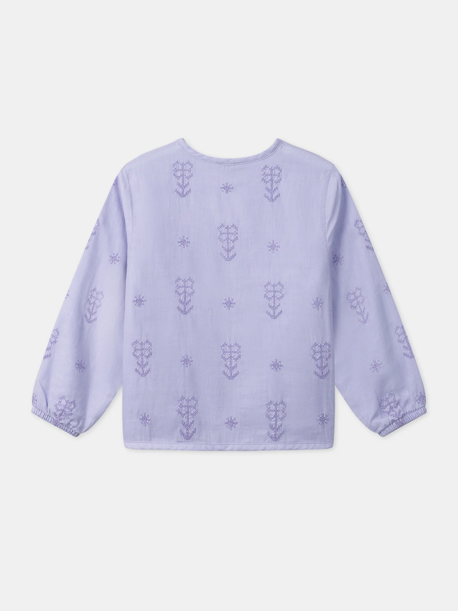 Veste violette brodée - Image 3